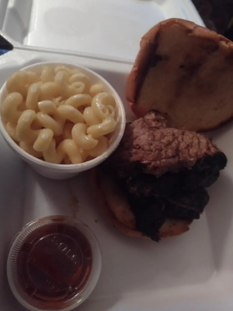 Brisket and Mac and Cheese